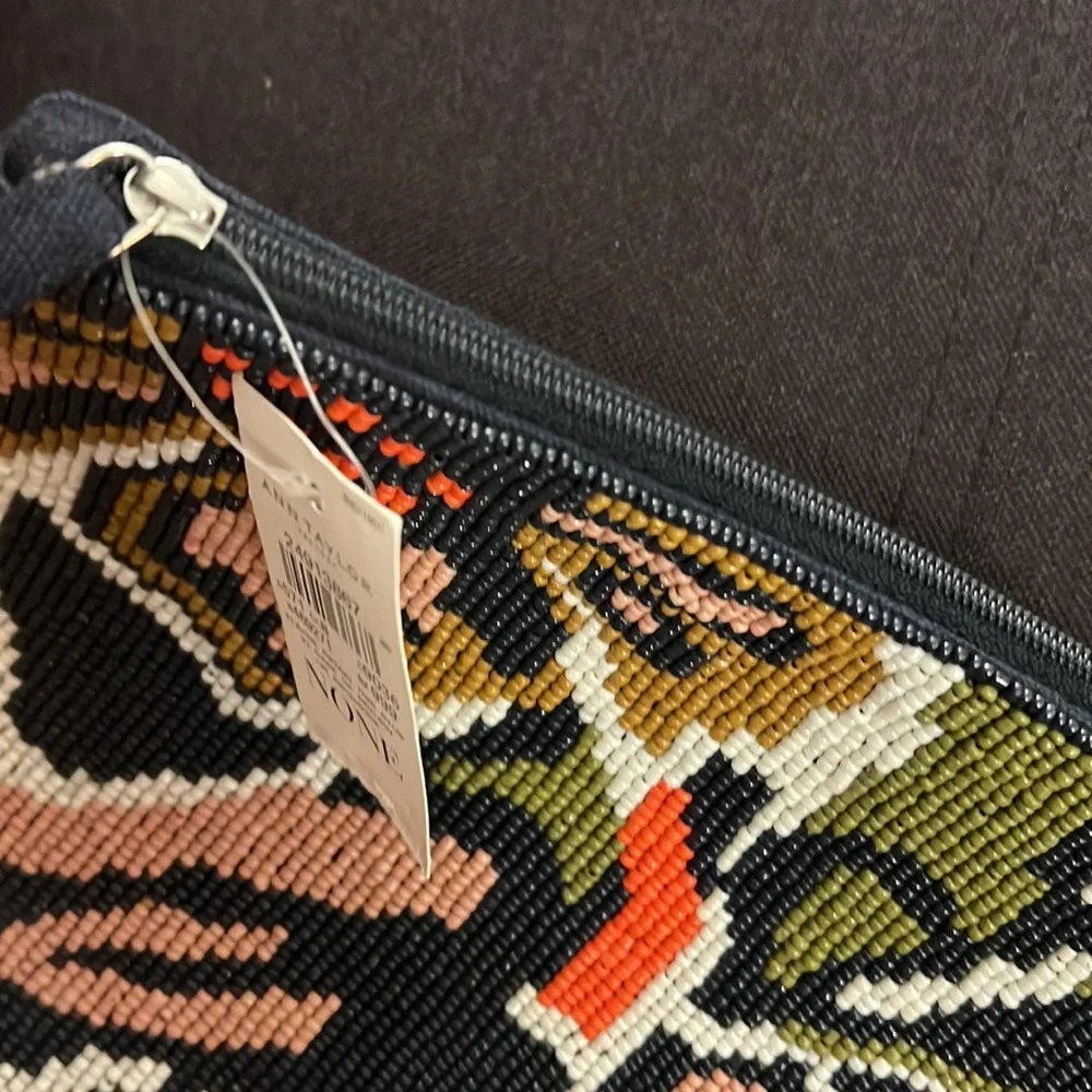 Ann Taylor Multicolored Beaded Wristlet- NWT